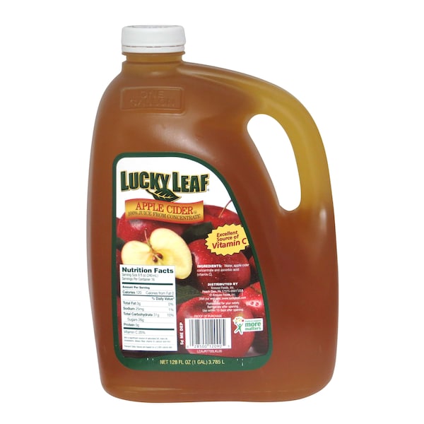 Lucky Leaf Lucky Leaf Apple Cider 100 Juice From Concentrate 128 oz